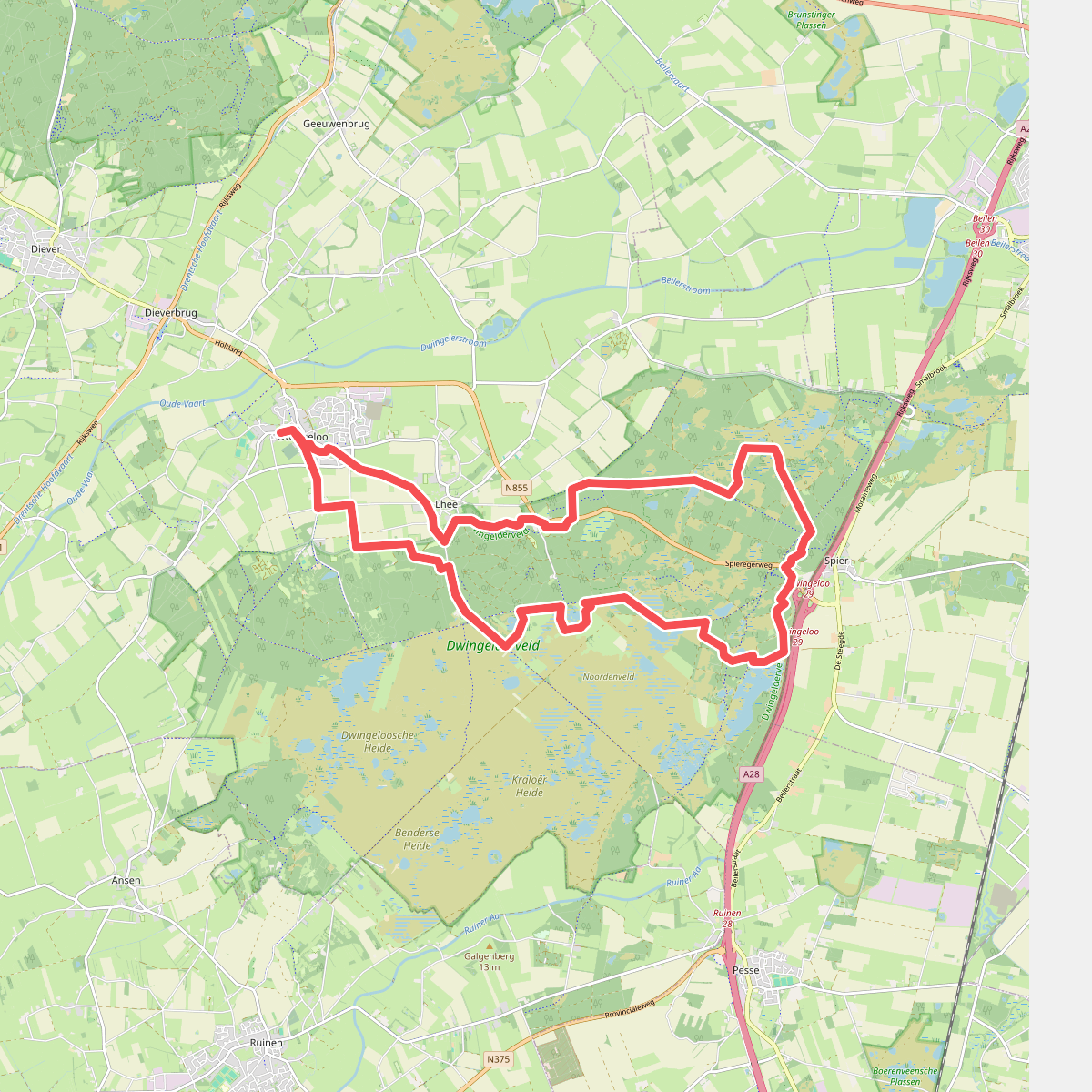 Spier - Dwingelderveld · De Ster van Dwingeloo etappe 4