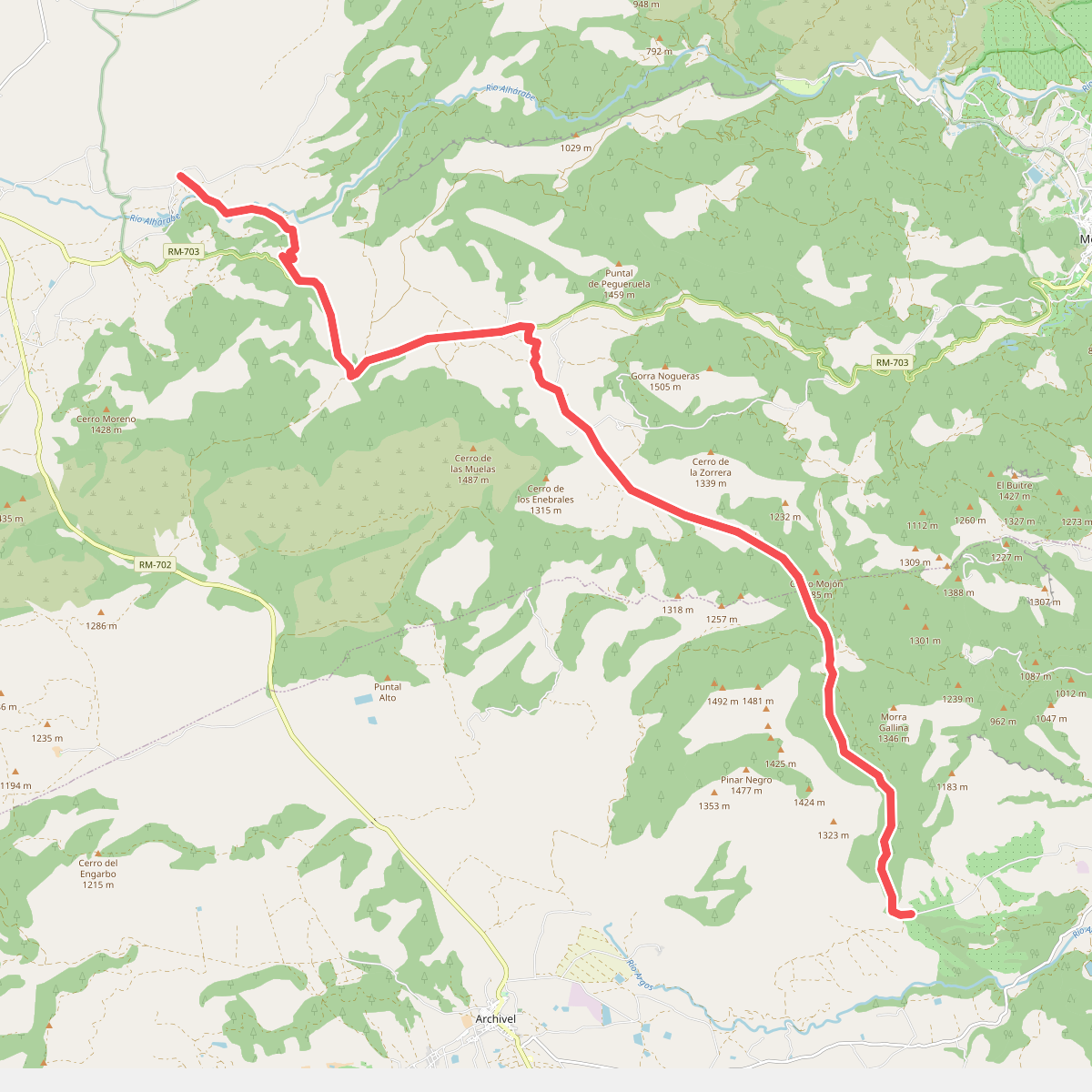La Risca - Llano de Béjar (Caravaca)