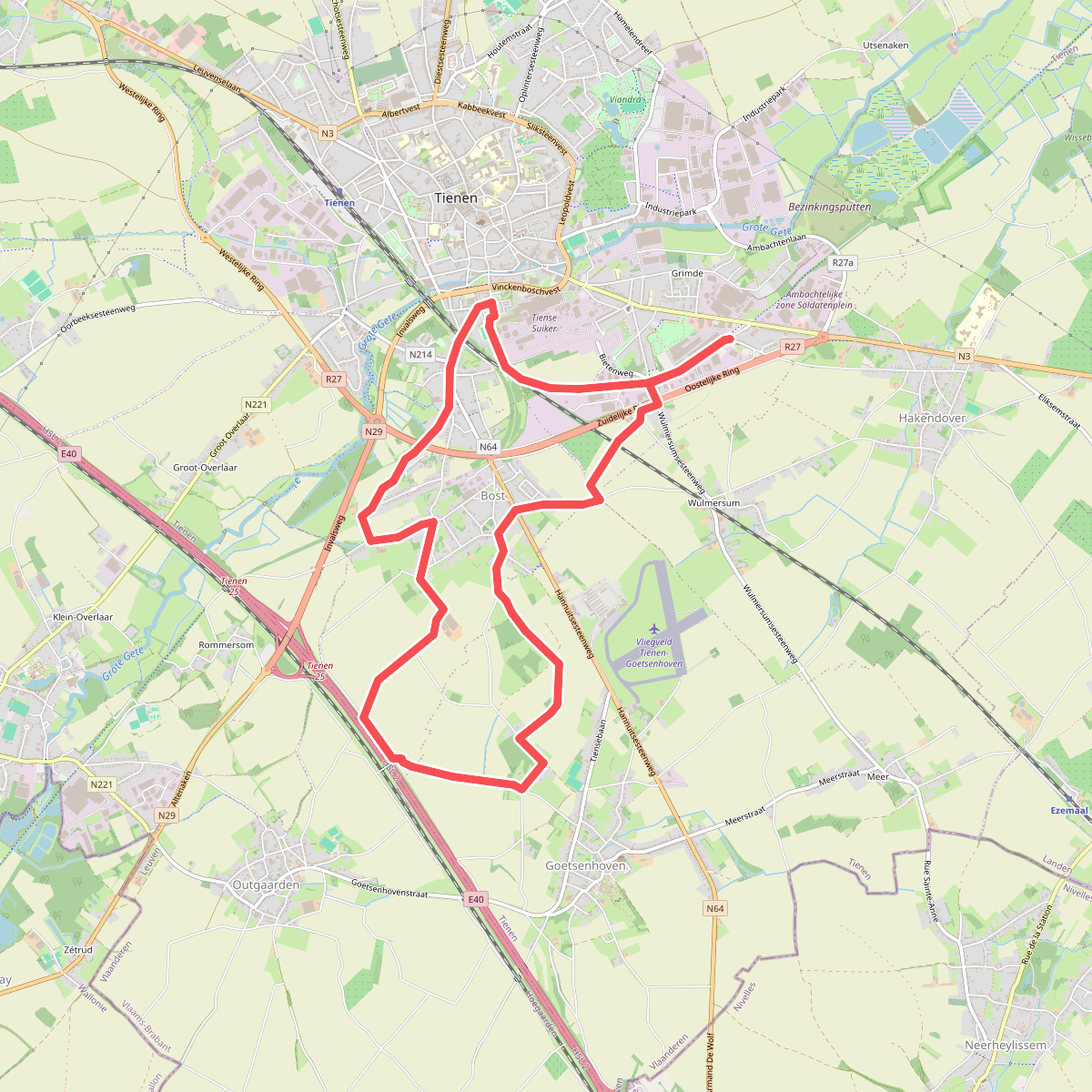 Ast tot Bostwandeling