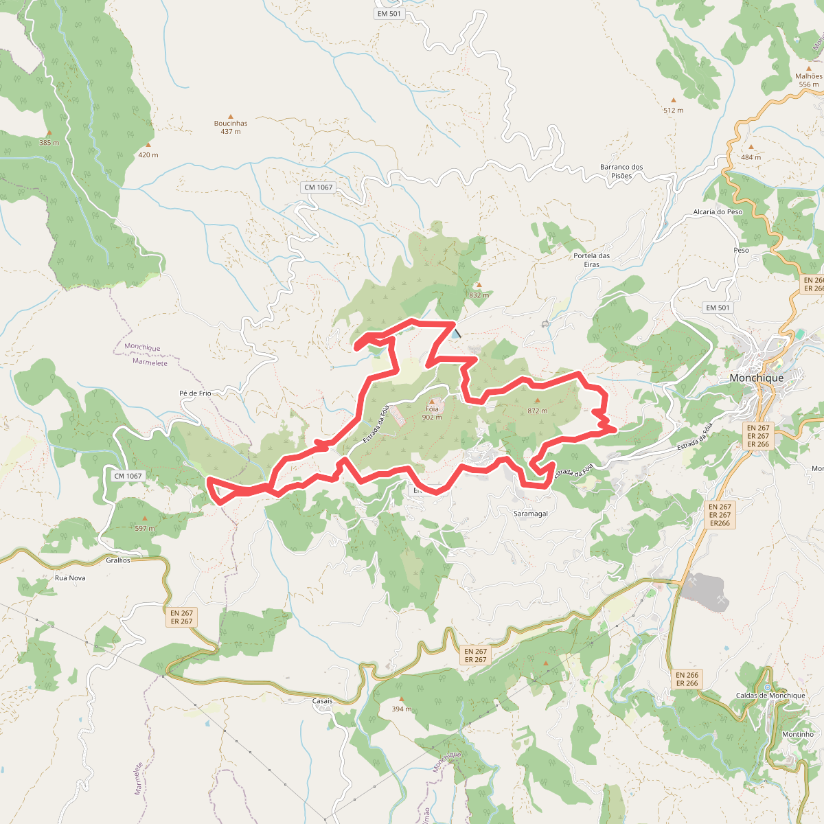 Fóia e área envolvente (Rota da Geologia)