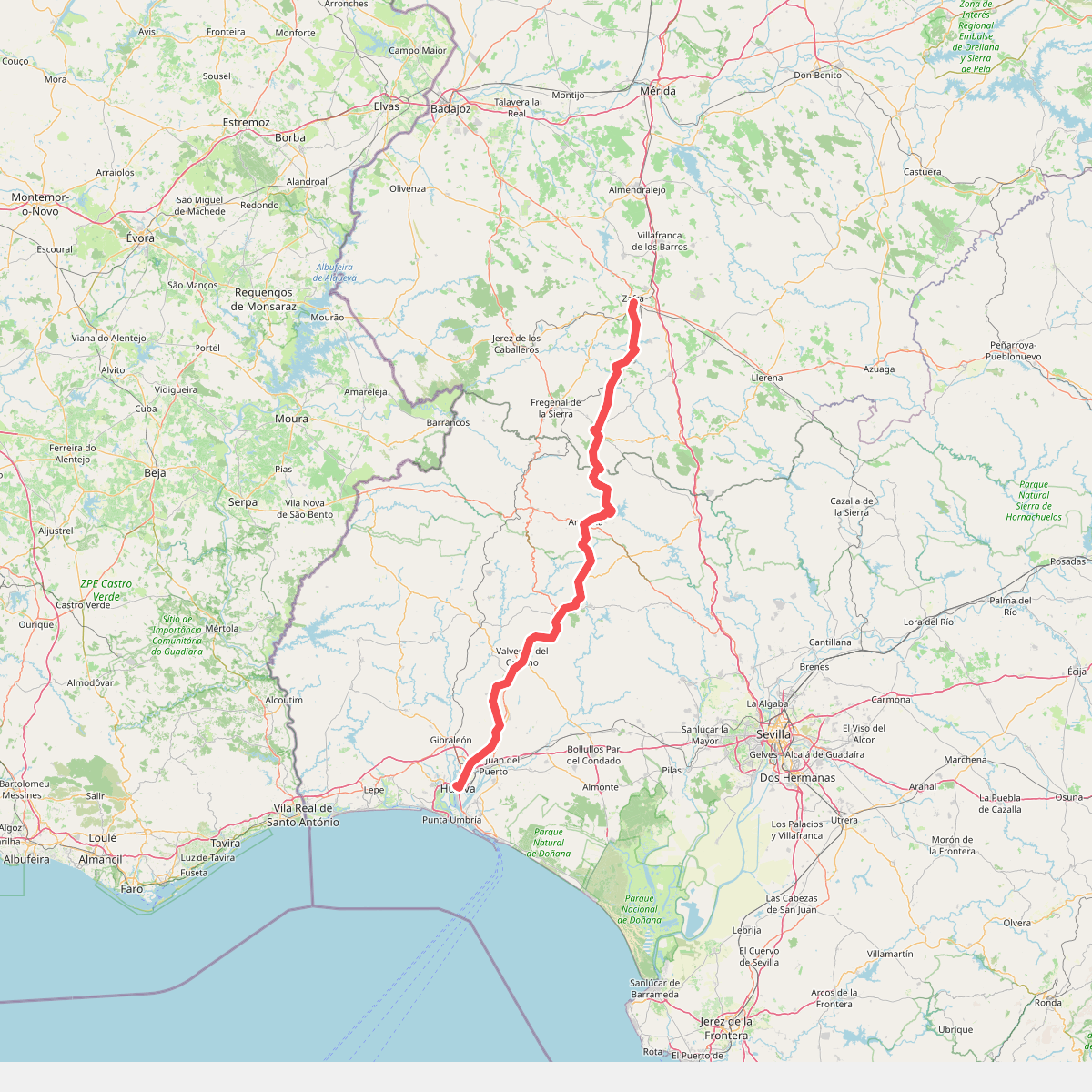 Camino de Santiago del Sur