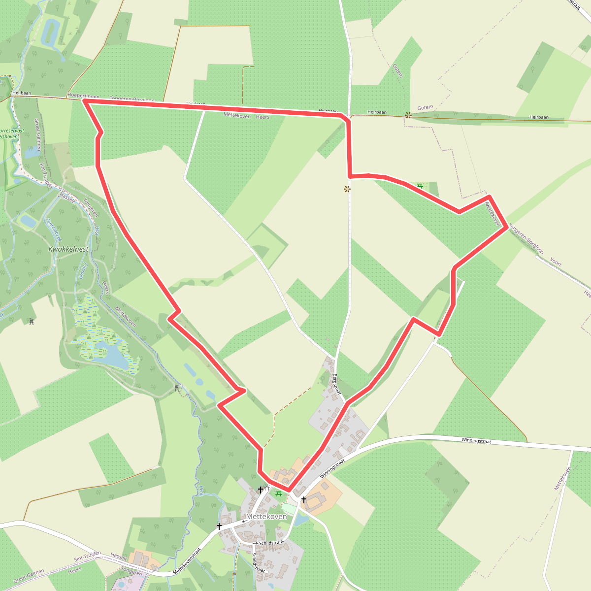 Greenspot Mettekoven - Grand Cru landschap - oranje