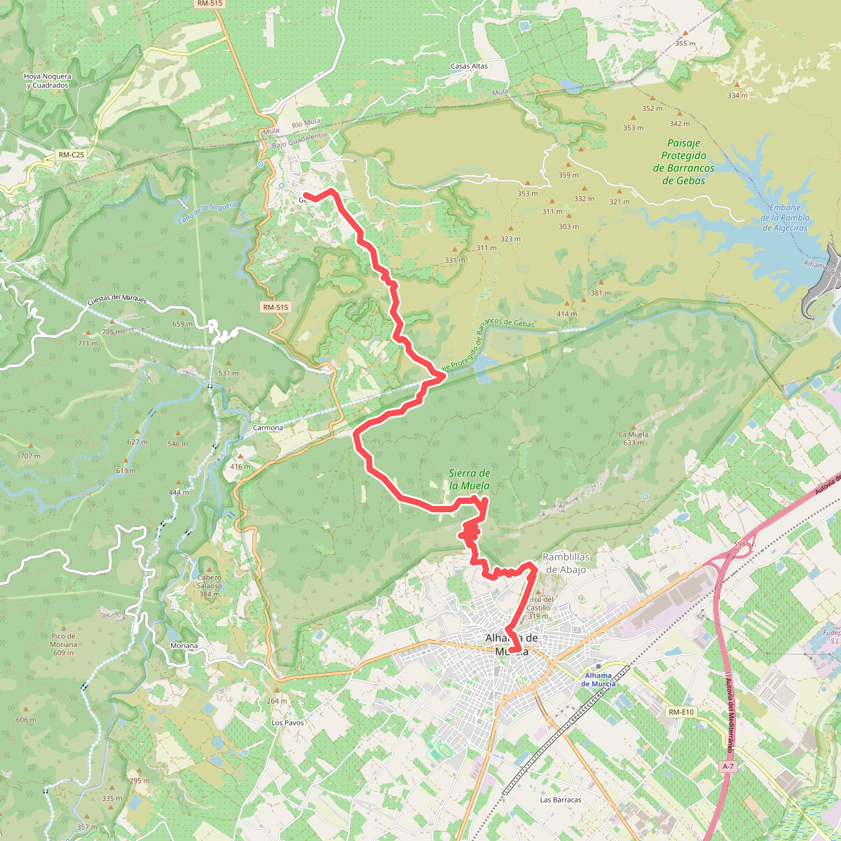 Camino del Bajo Guadalentín
