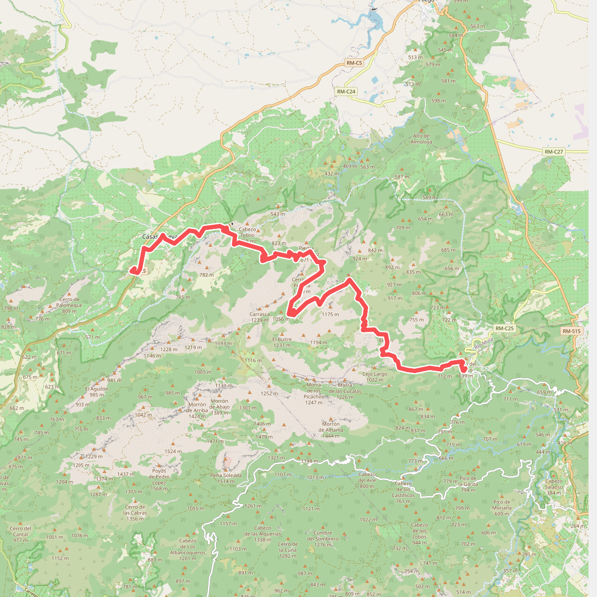 Esputrek. Tramo 1 El Berro - Casas Nuevas