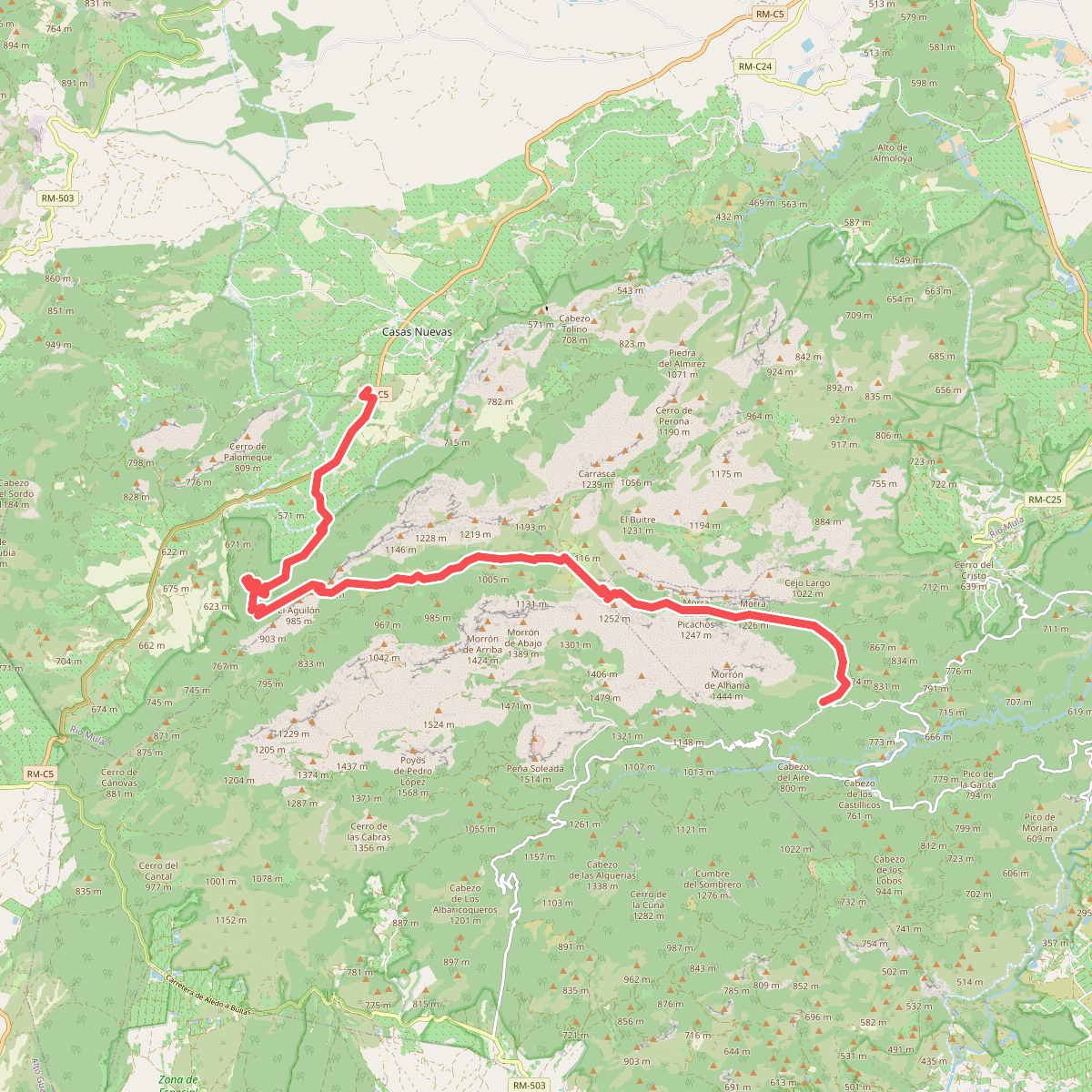 Esputrek. Tramo 2 Casas Nuevas - La Perdiz