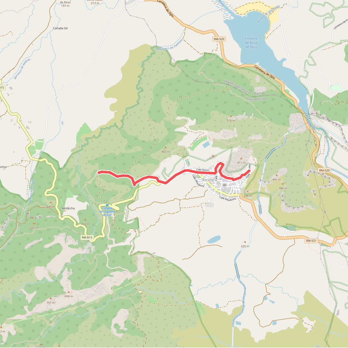 Vereda de Ojós