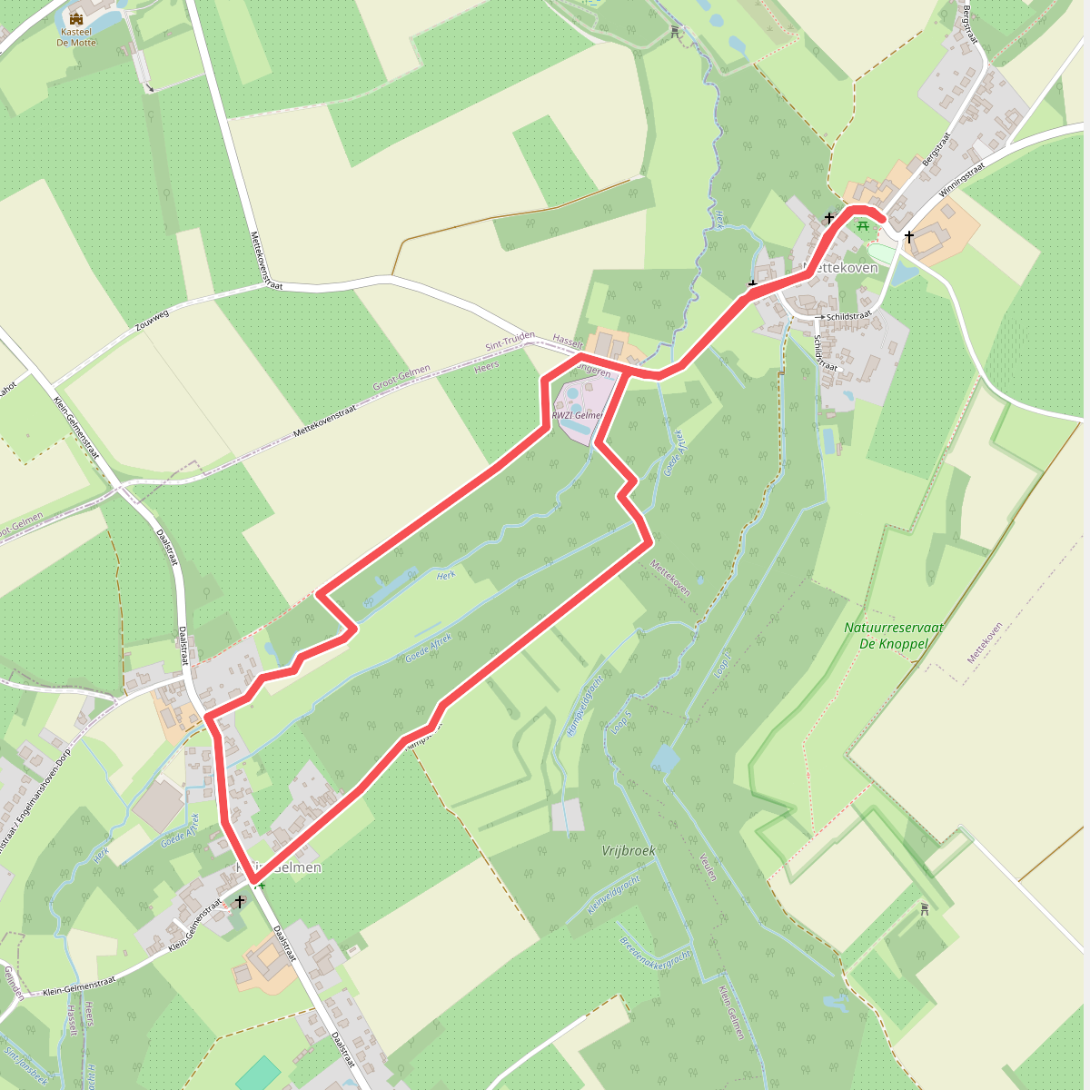 Greenspot Mettekoven - Grand Cru landschap - Blauw