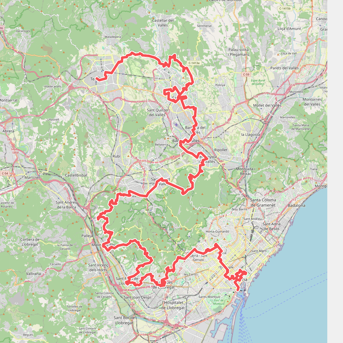 El Camí IT3TR2 El Camí Metropolità: de Montserrat a Barcelona