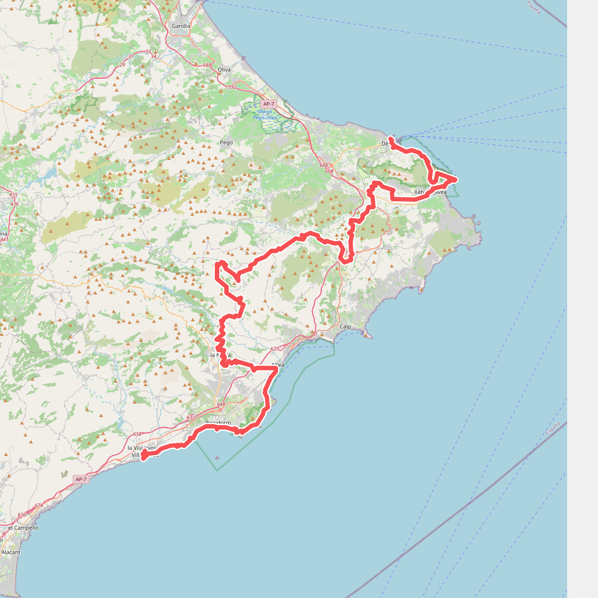 El Camí IT5TR1 El Camí del Sud: de Dénia a Castelló de la Plana