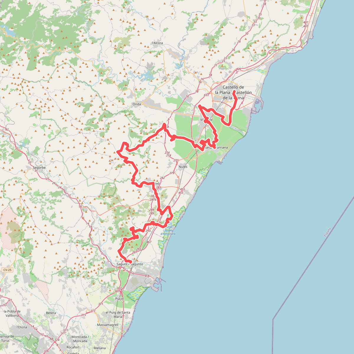 El Camí IT5TR8 El Camí del Sud: de Dénia a Castelló de la Plana