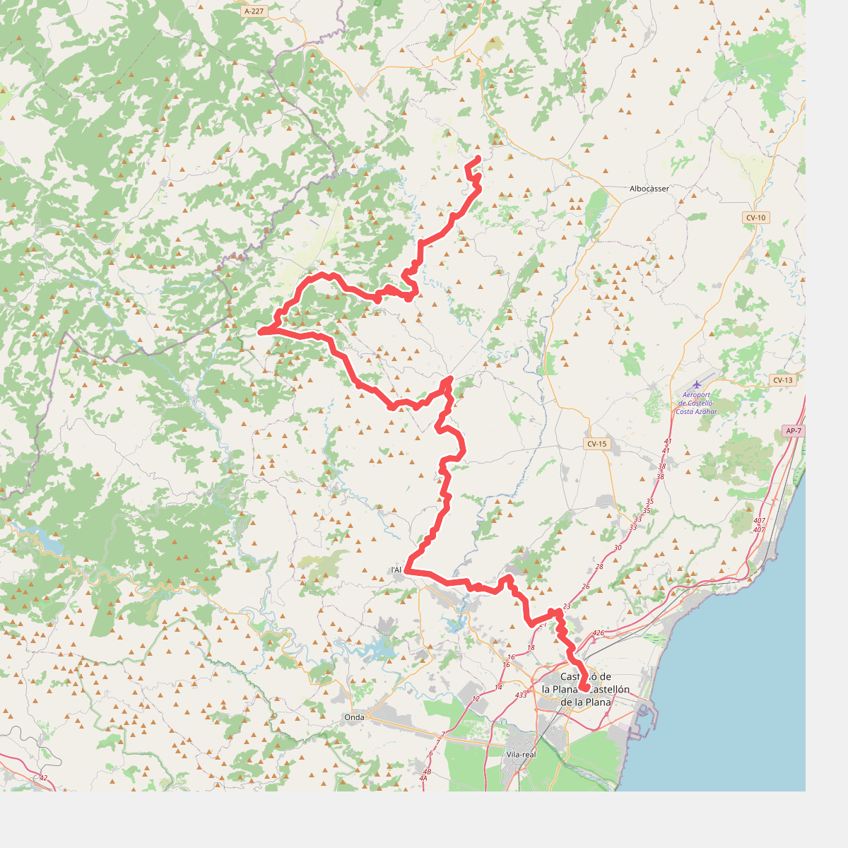 El Camí IT6TR1 El Camí Central: de Castelló de la Plana a Montserrat