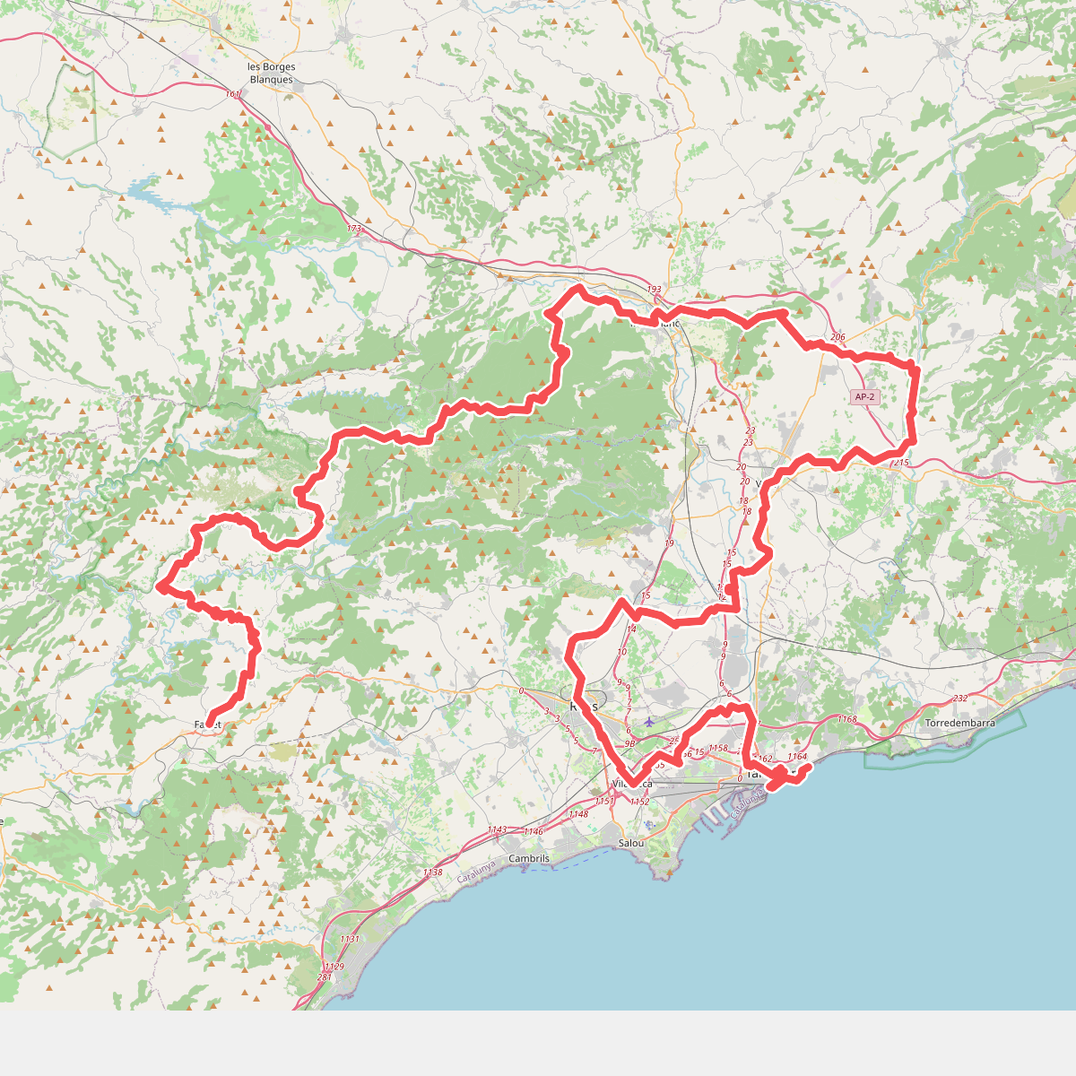 El Camí IT6TR5 El Camí Central: de Castelló de la Plana a Montserrat