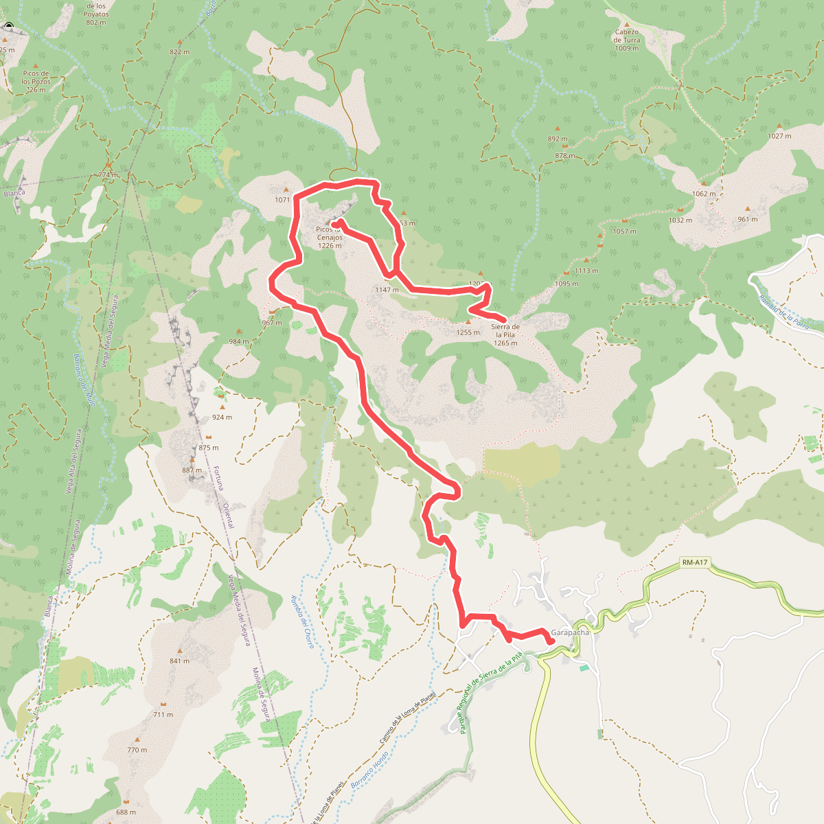 Sendero de la Garapacha al Pico de la Pila