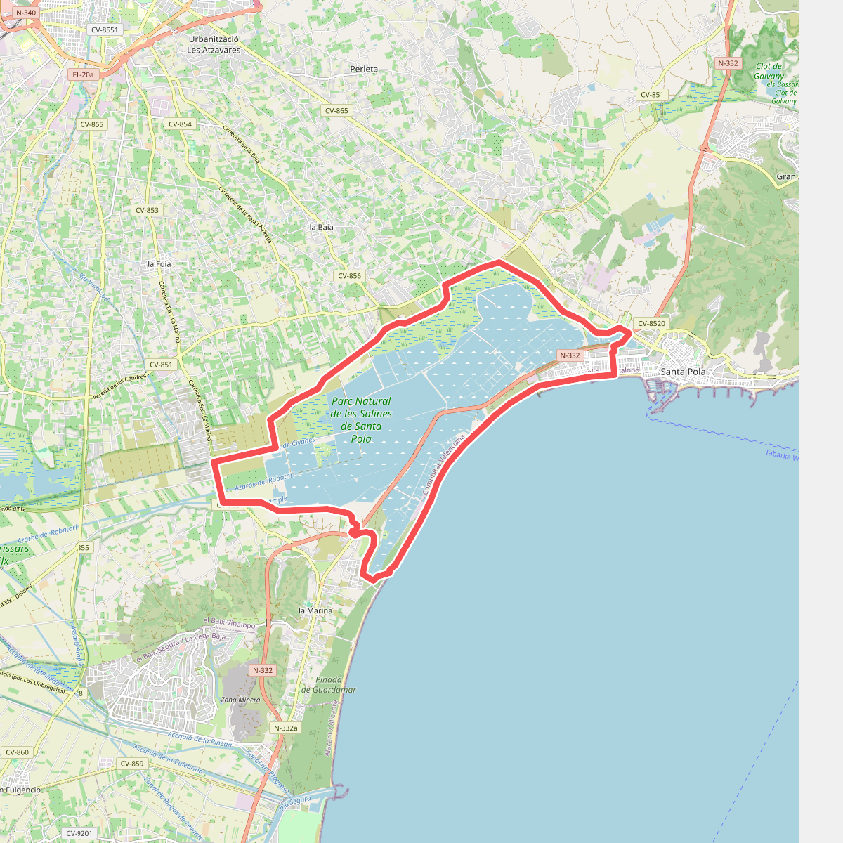 Vuelta al término de Santa Pola (Etapa 2)