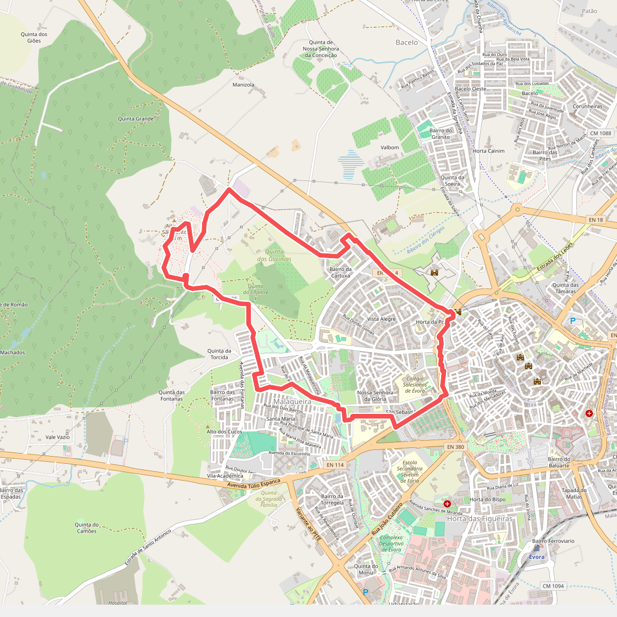 De Évora ao Alto de São Bento