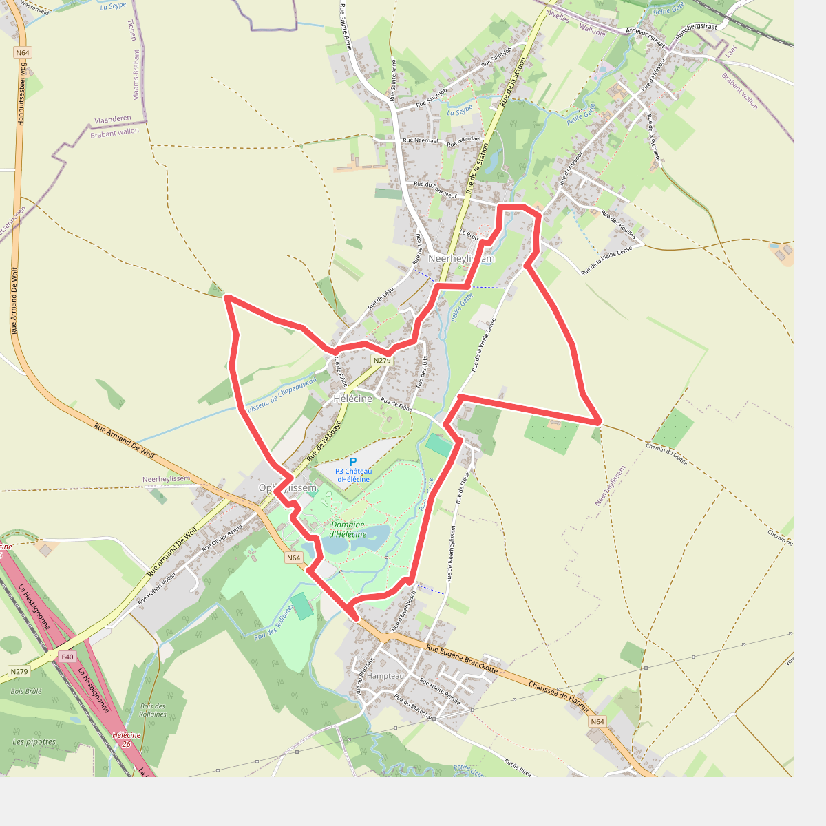 Wandeling van de Chavées