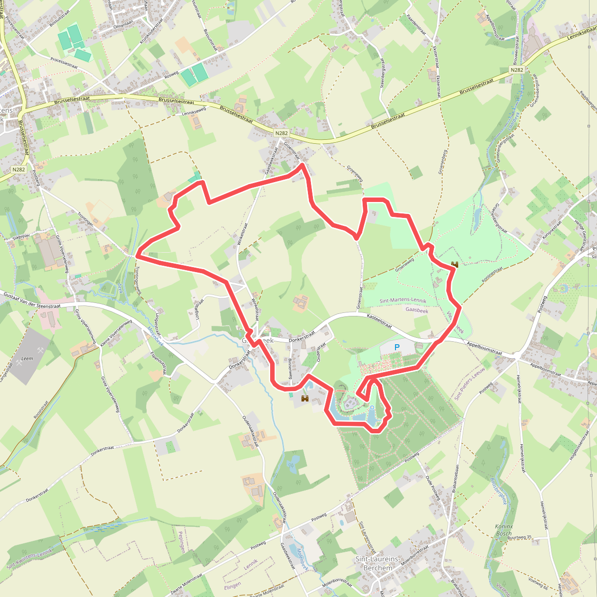 Kastelenwandeling Gaasbeek