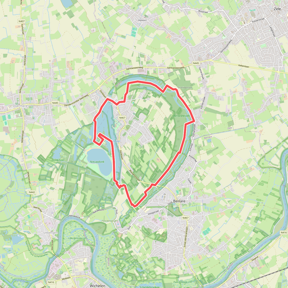 Turfput wandelroute