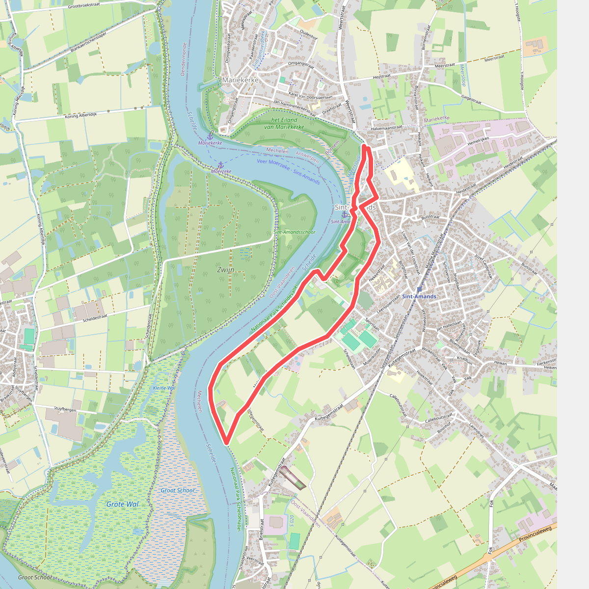 Wandelen In Het Land Van Emile Verhaeren - kort