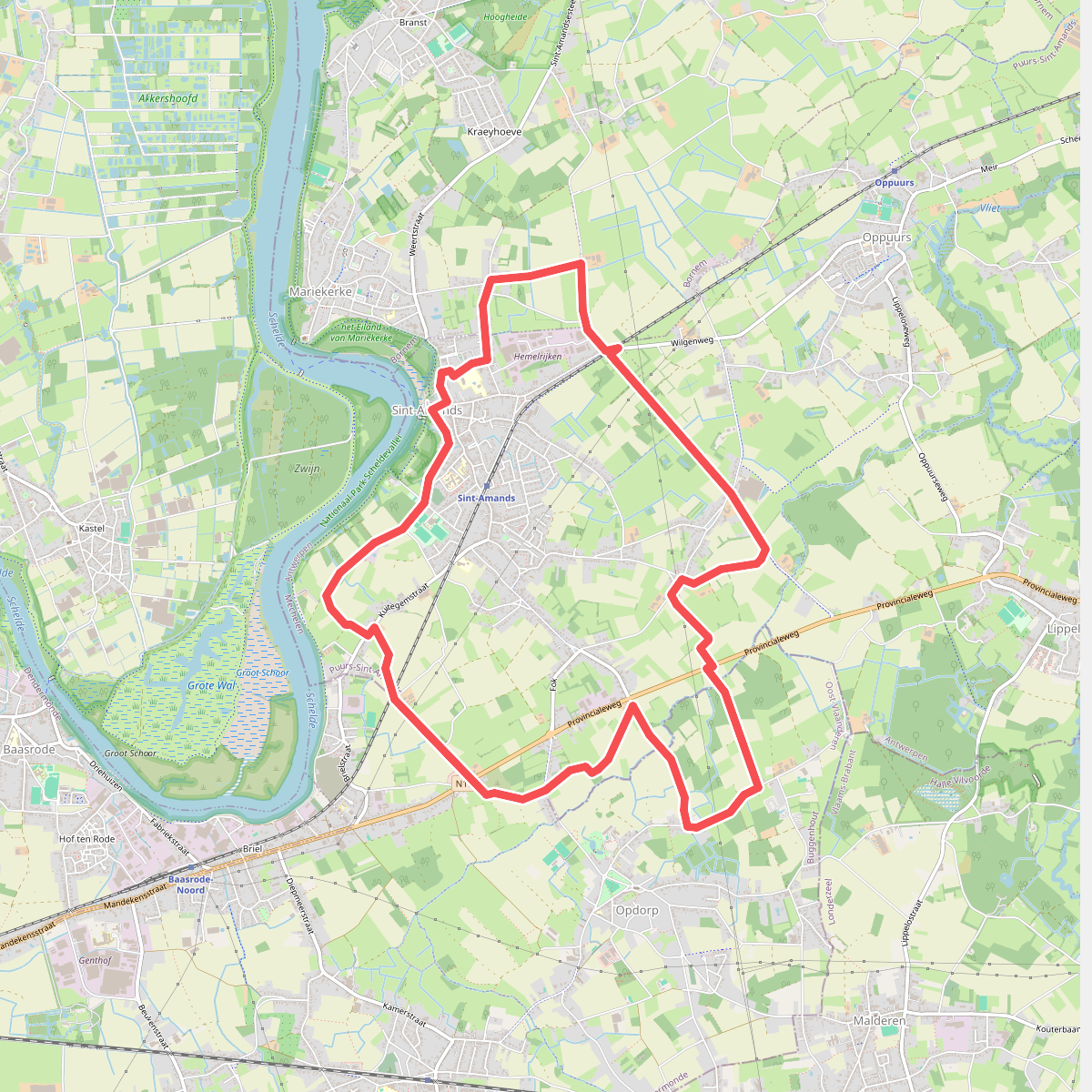 Achter de Scheldedijk