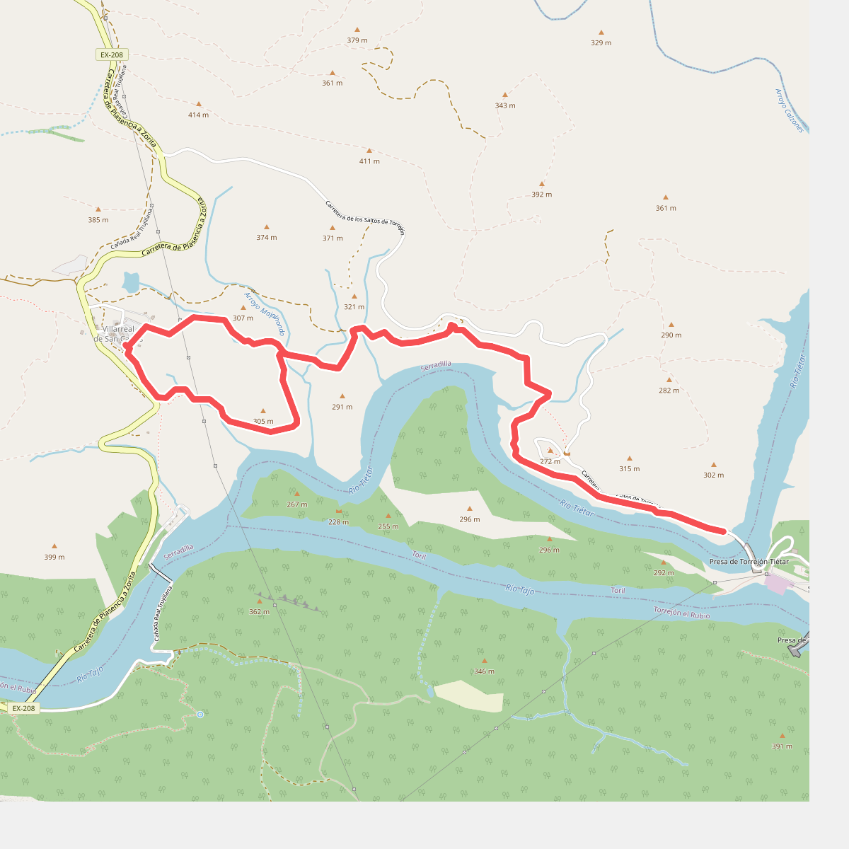 Ruta de Mirador de la Tajadilla