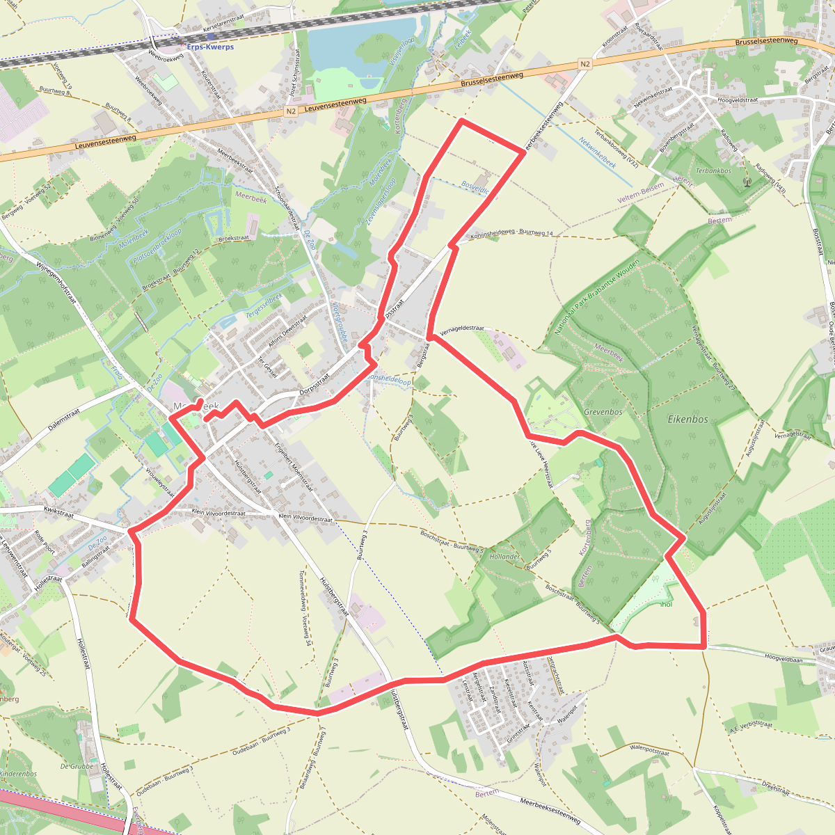Heuvelkantwandeling