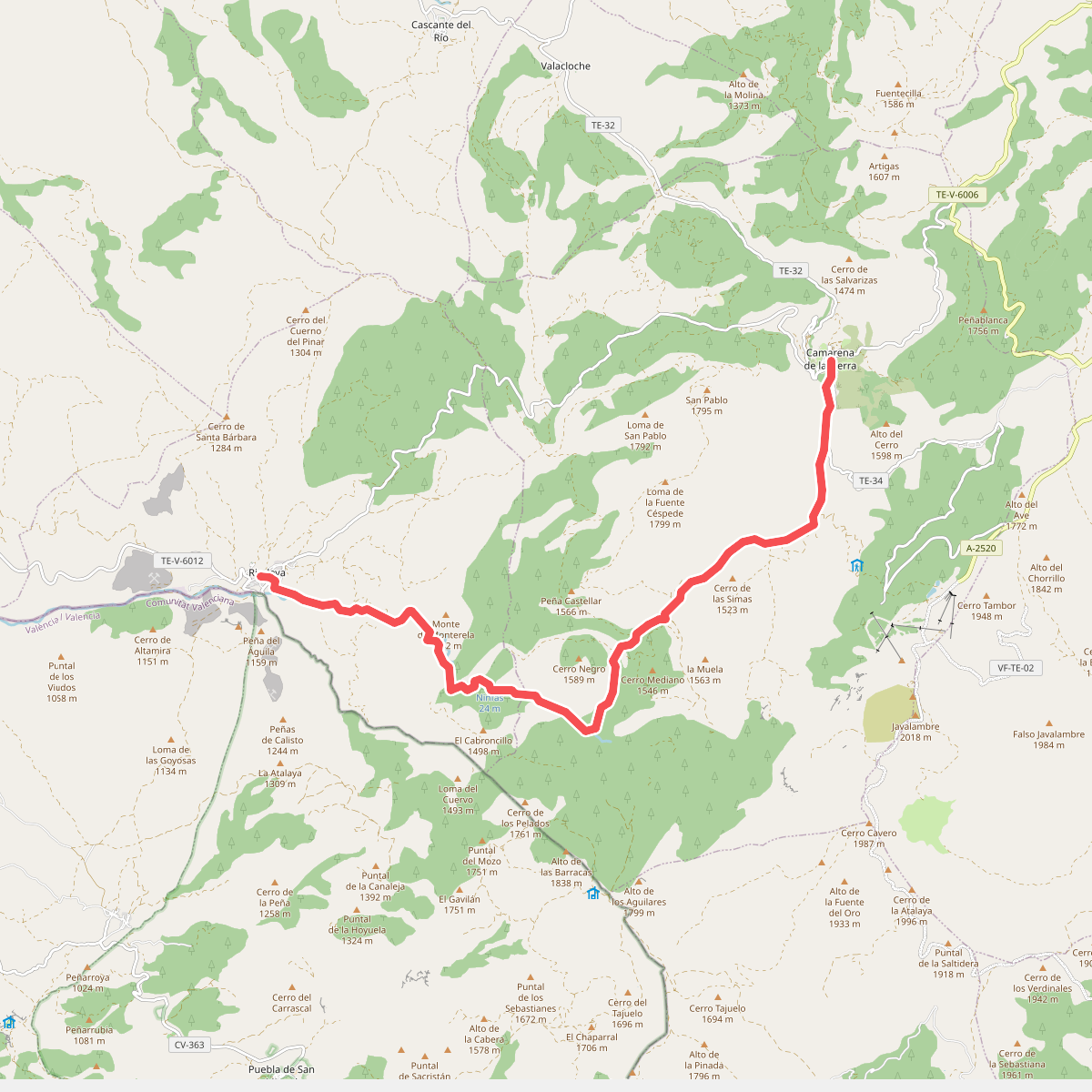 Etapa 10: Camarena de la Sierra - Riodeva