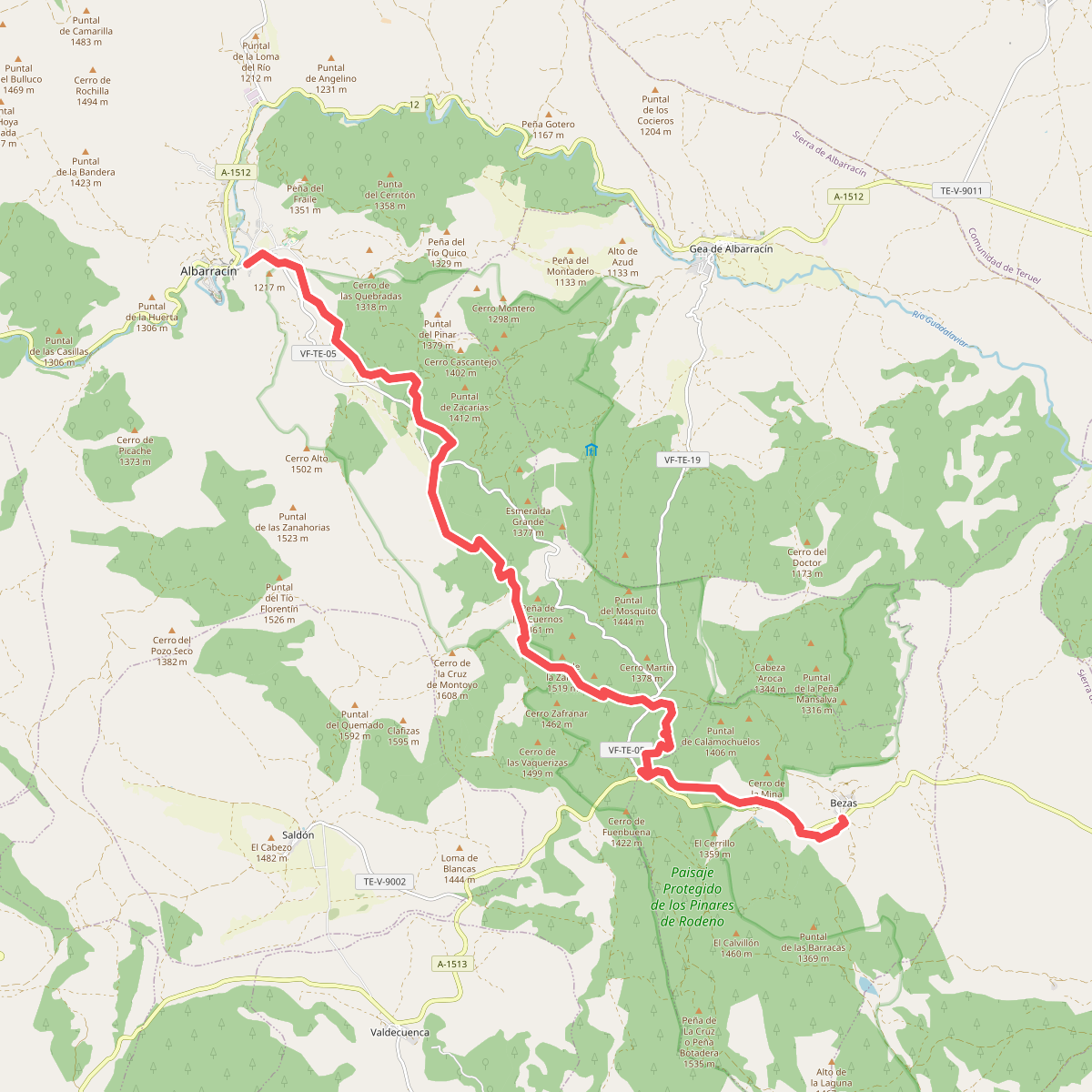 Etapa 14. Bezas - Albarracín