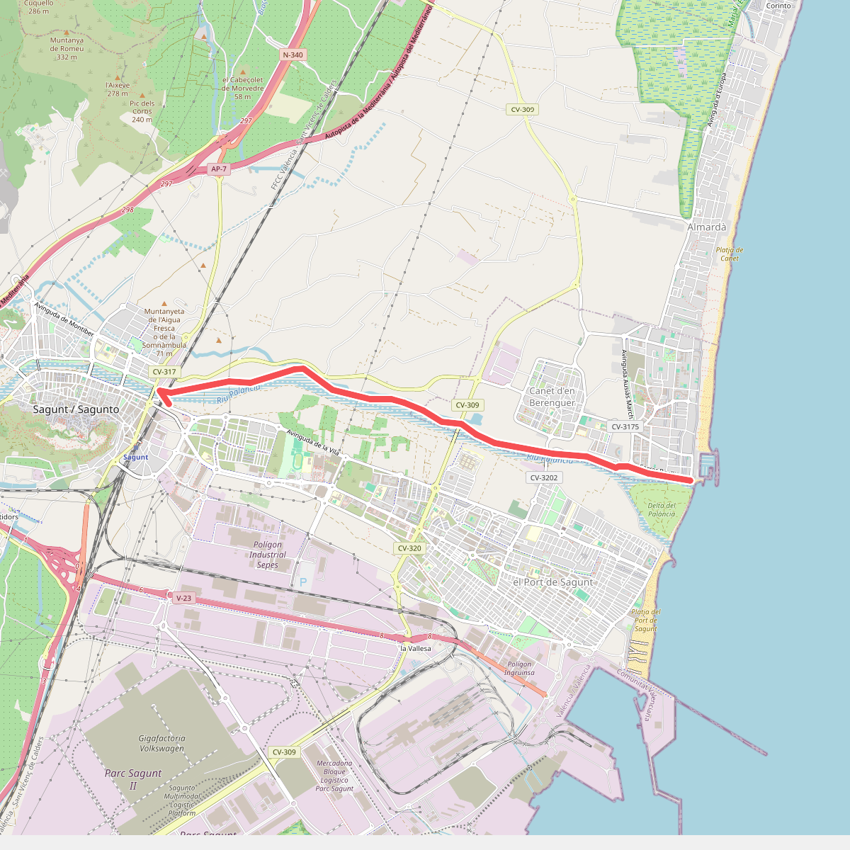 Adecuación medioambiental del Palancia