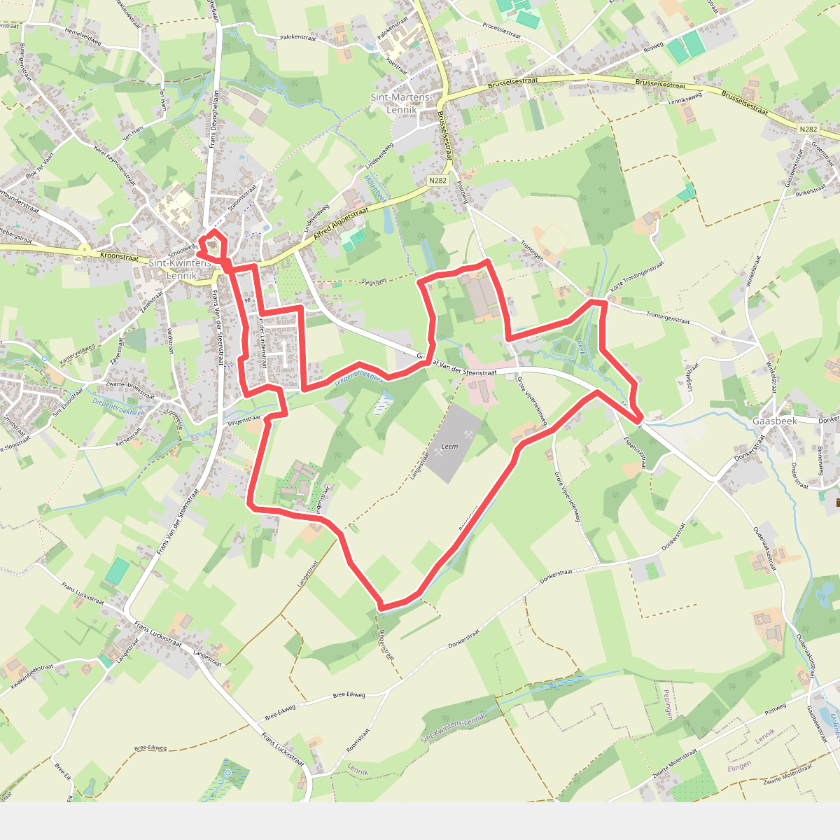 Vierhoevenwandeling