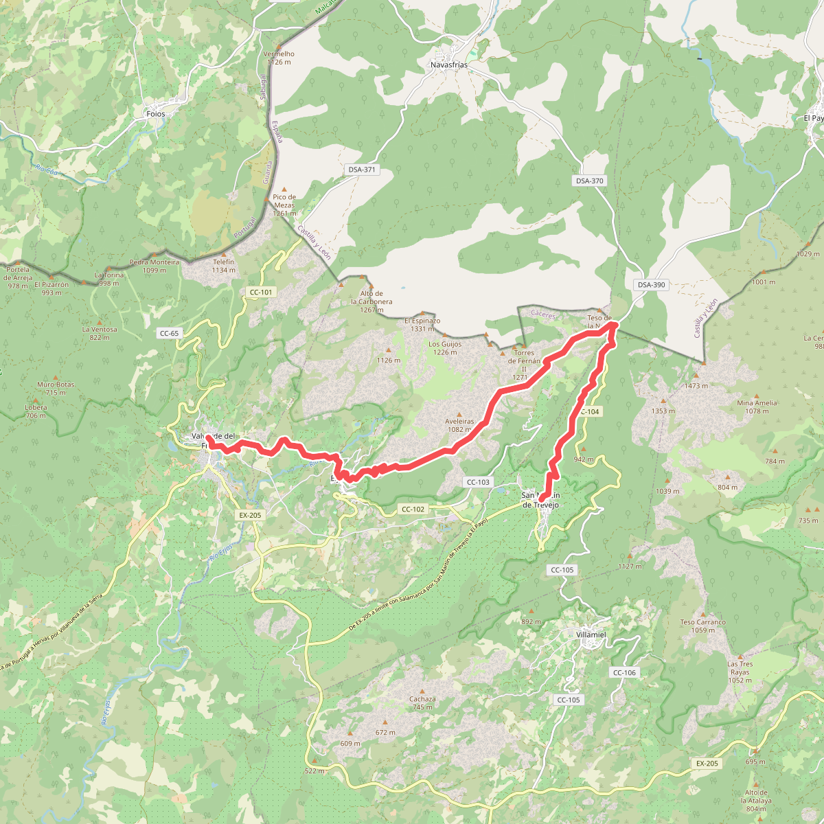 Ruta A Fala