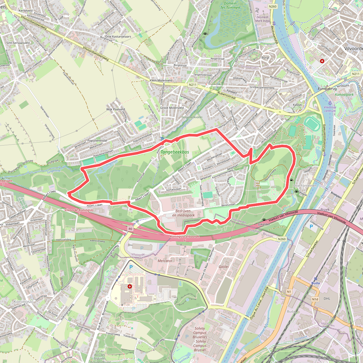 Holle wegenwandeling
