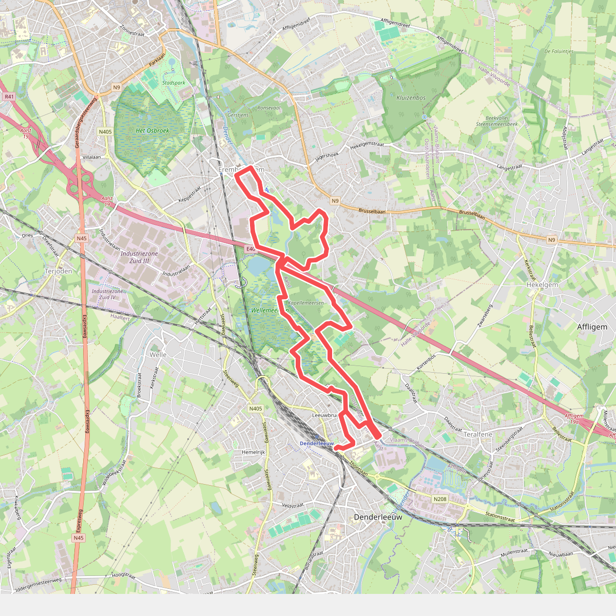 Welle en Kapellemeersen wandelroute