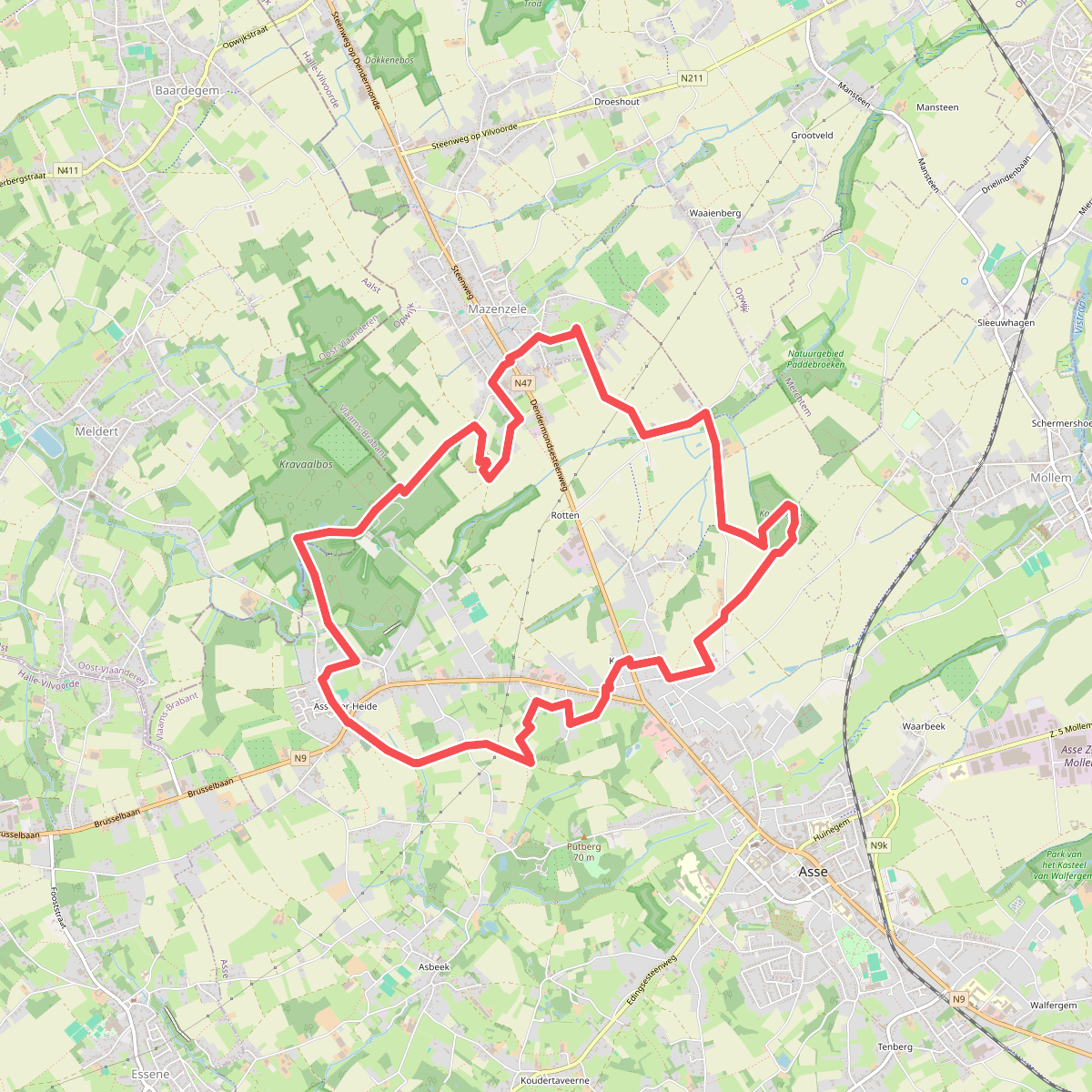Kravaal-Kartelowandeling