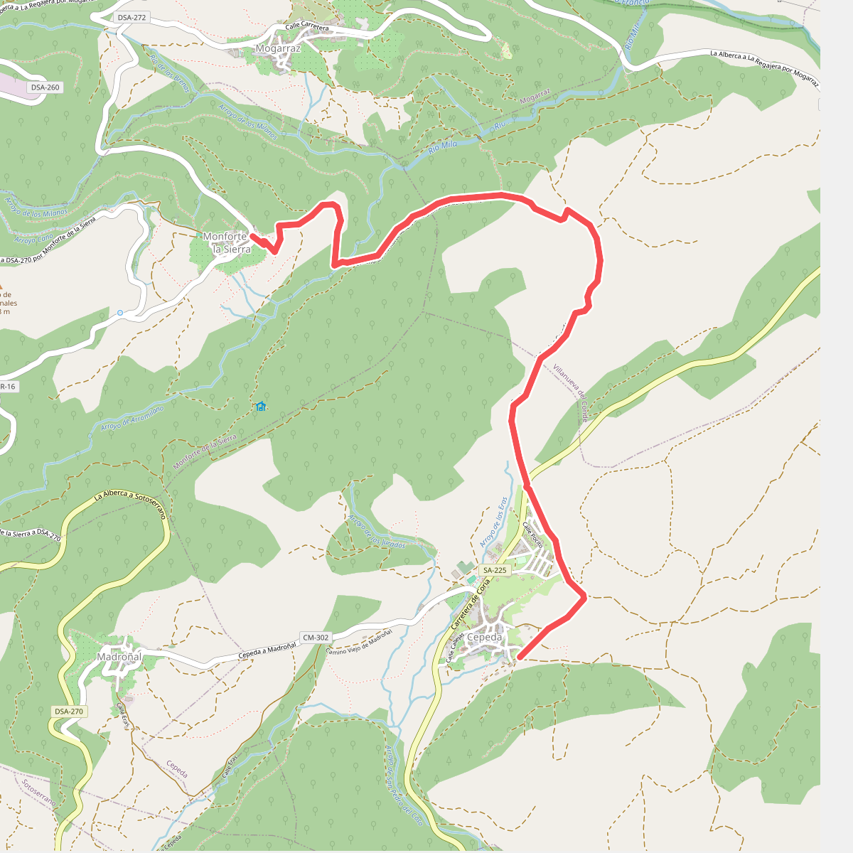 Cepeda - Monforte de la Sierra