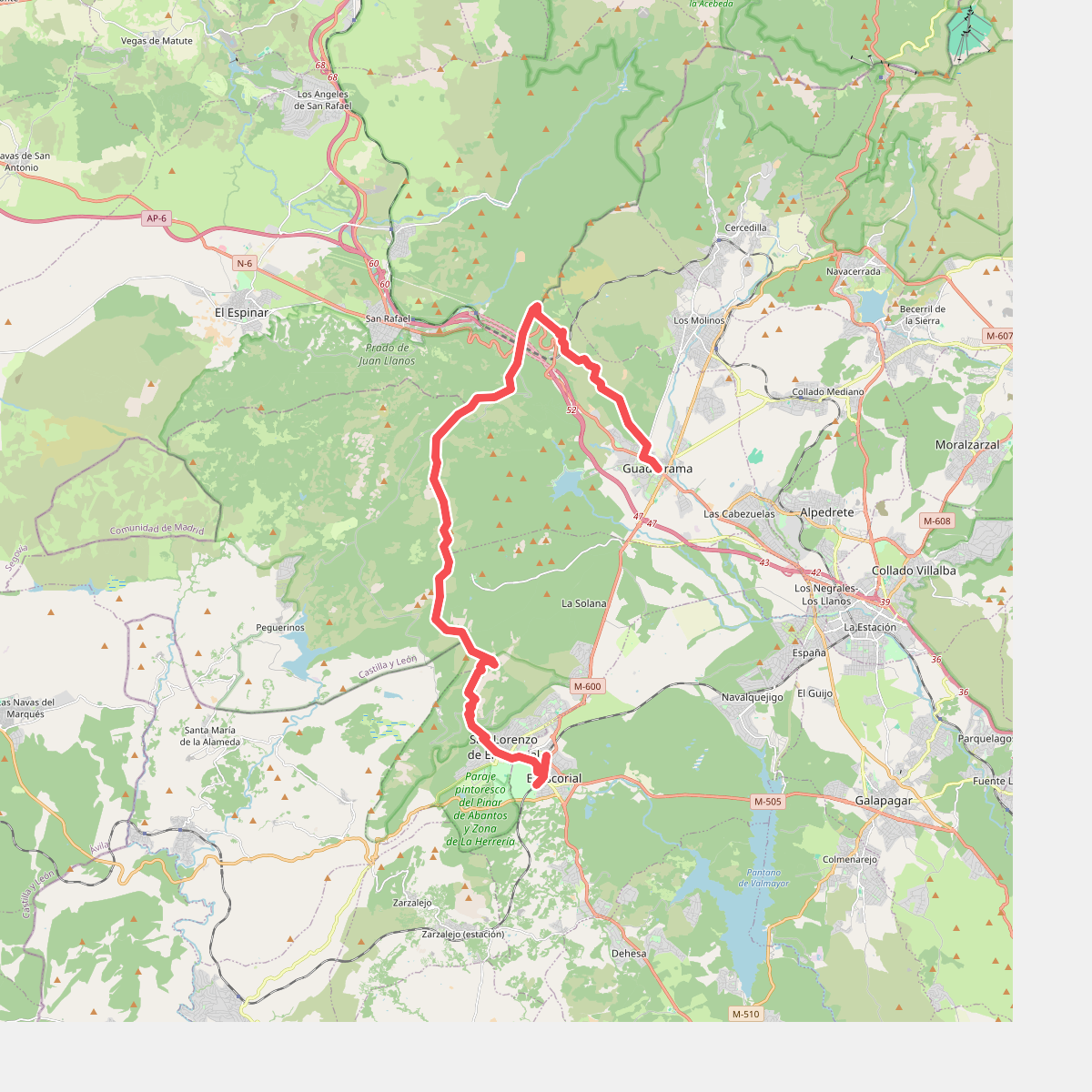 Ruta Verde Guadarrama - El Escorial