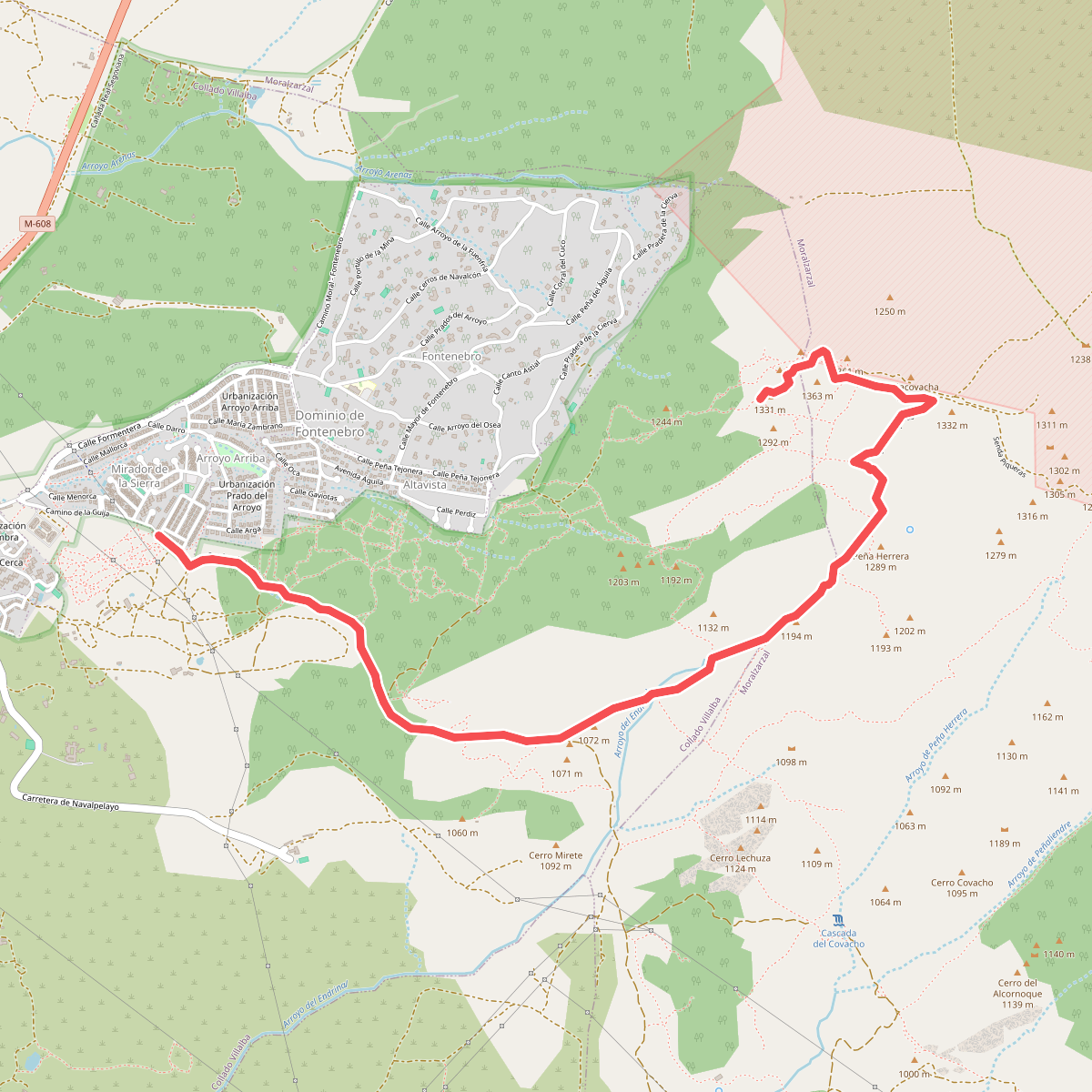 Camino a la Peña del Águila y Canto Hastial