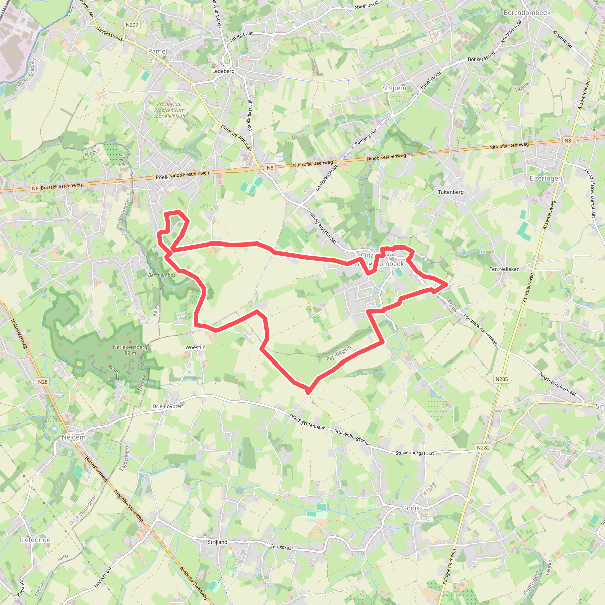 Vijfgehuchtenwandeling