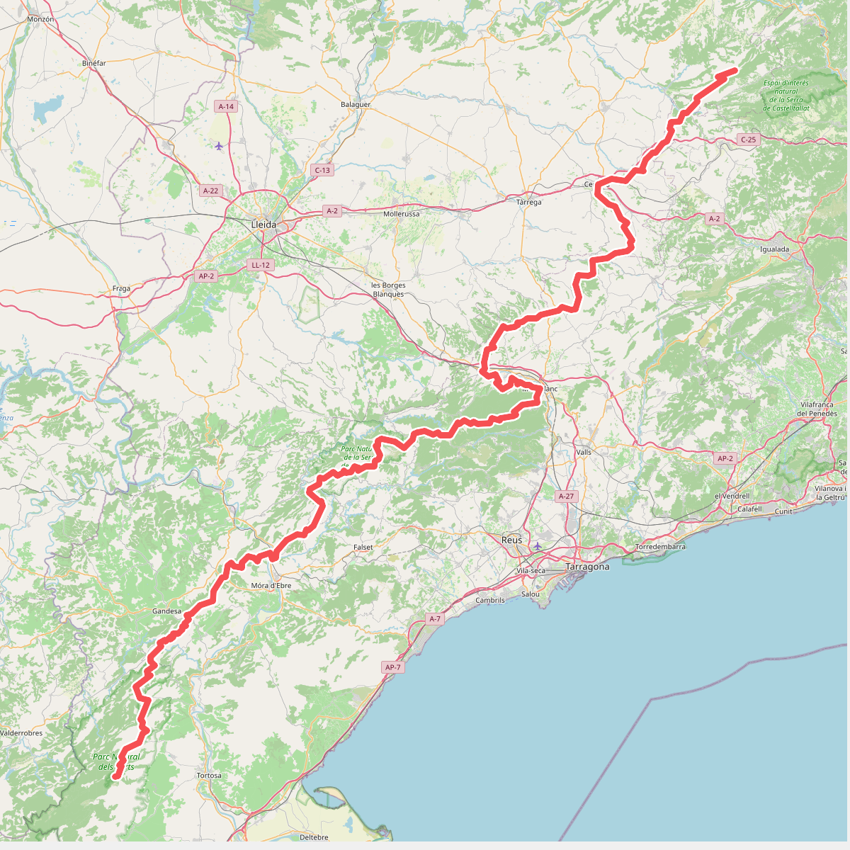 Del Santuari de Pinós als Ports