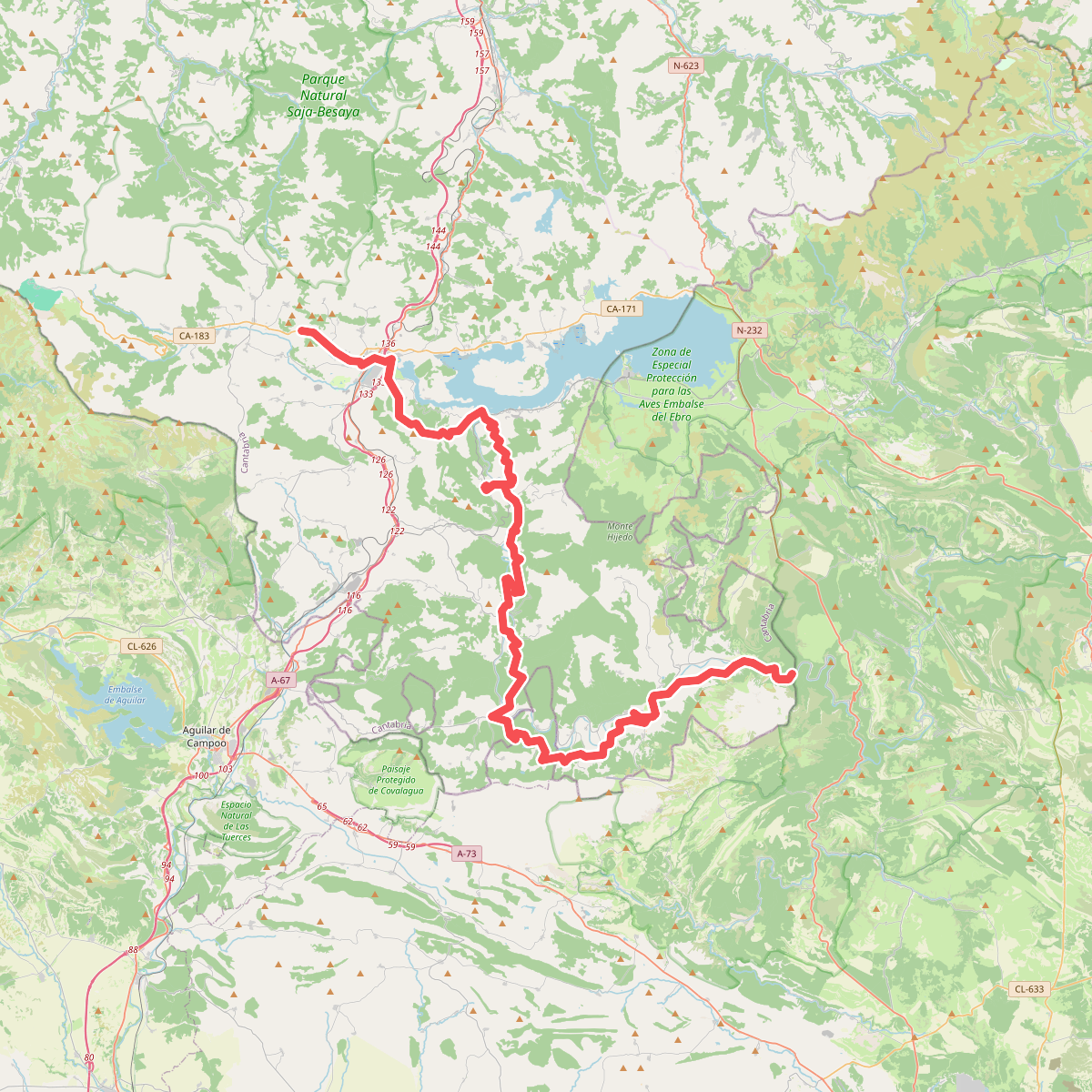 Camino natural de Ebro - Cantabria