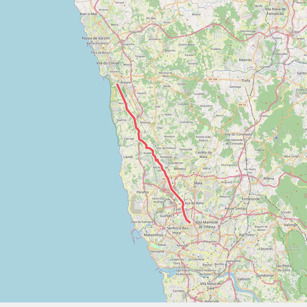 Caminho Português da Costa - Via Aeroporto