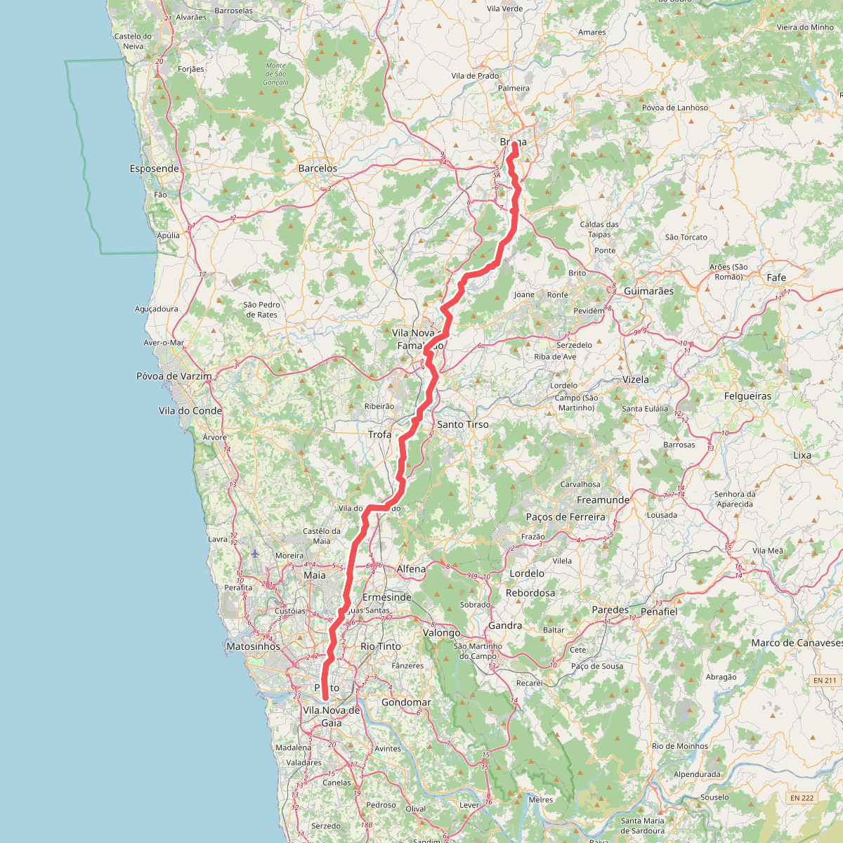 Caminho Português por Braga