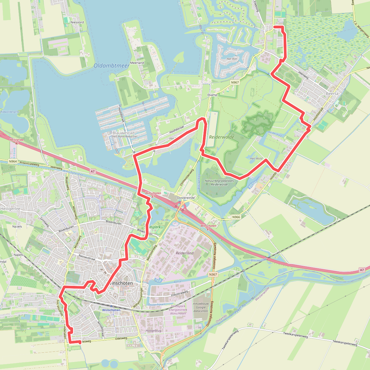 Finsterwolde - Winschoten · Groninger Borgenpad etappe 19