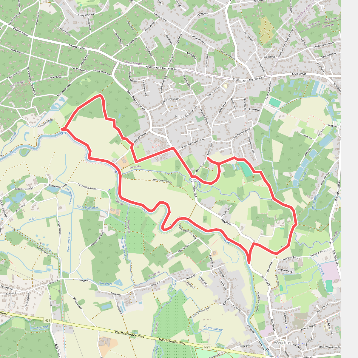 Zegbroekwandeling - Groen