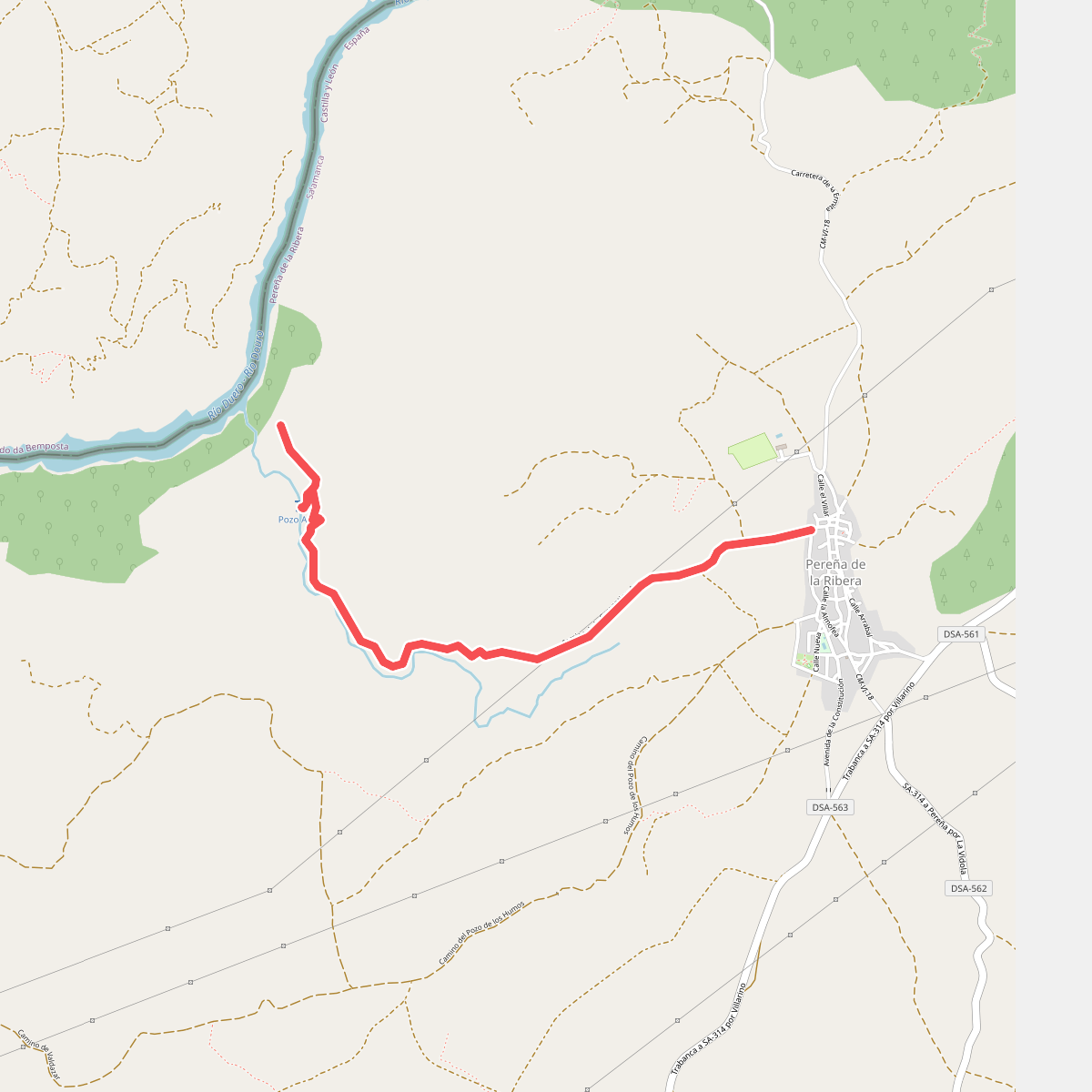 Camino del Pozo Airón y Mirador del Duero
