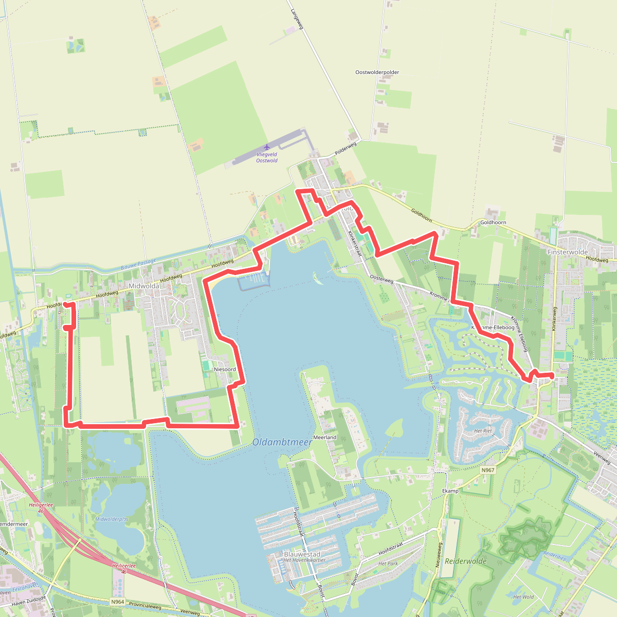 Midwolda - Finsterwolde · Groninger Borgenpad etappe 18
