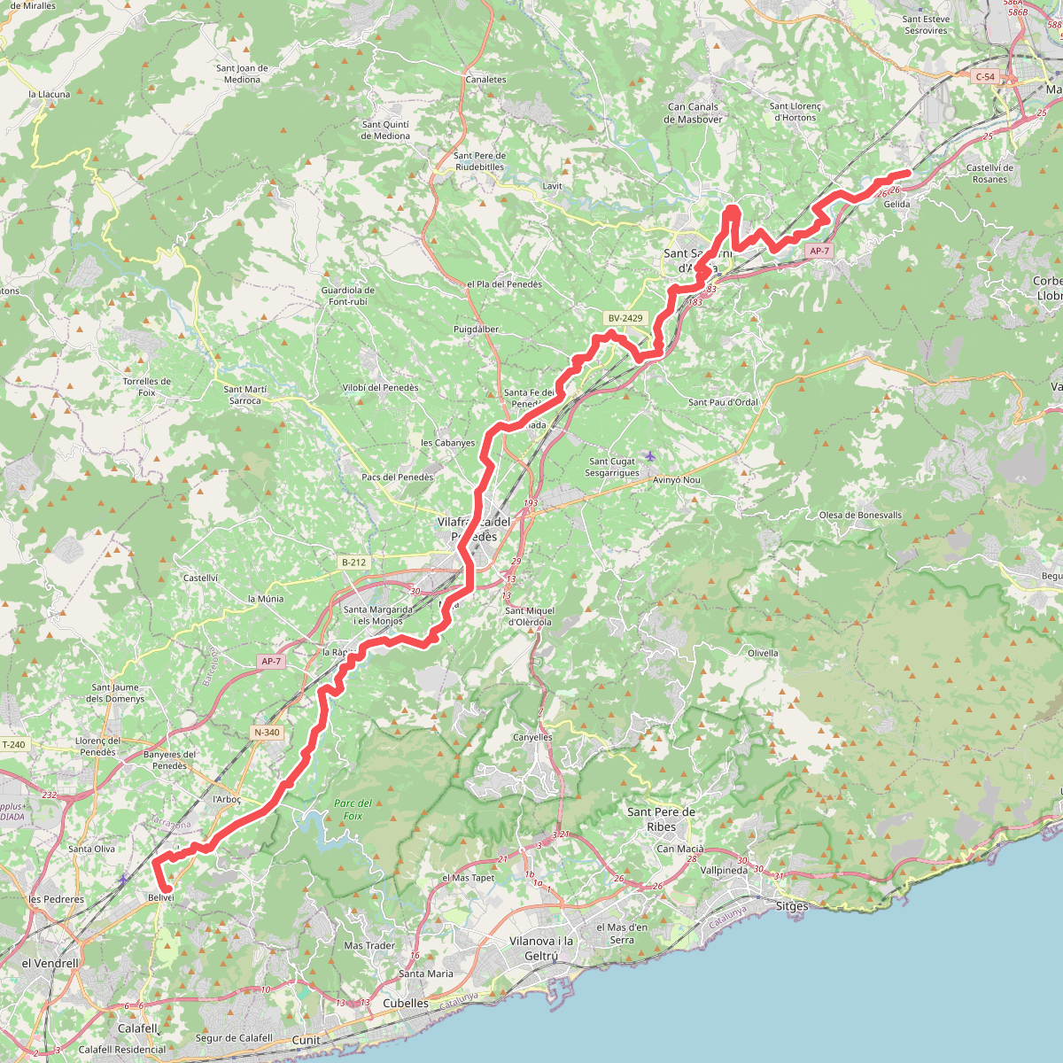 Via Augusta Penedès