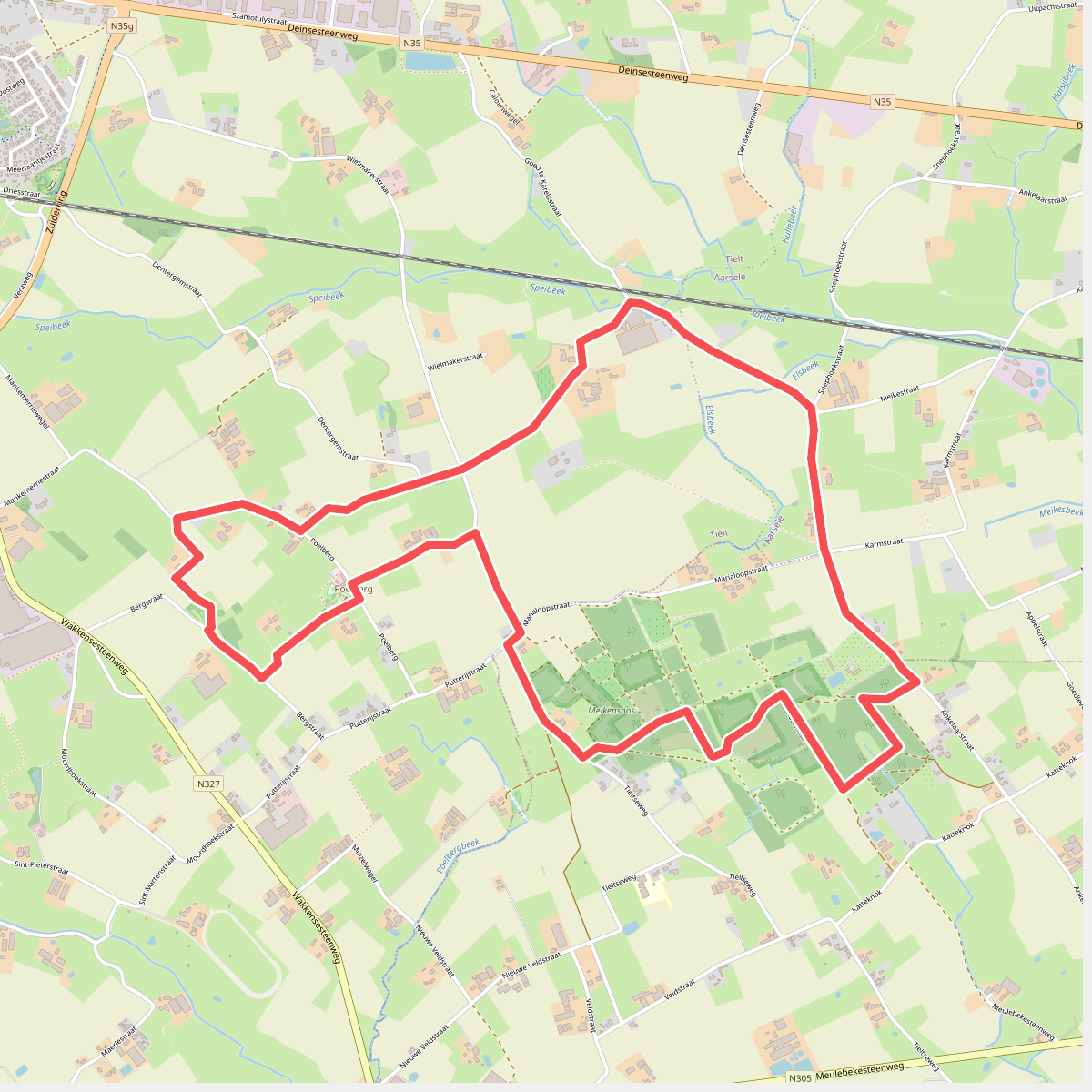 Poelberg en Meikensbossen