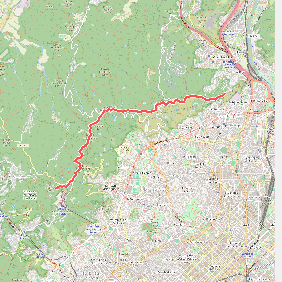 Barcelona als peus - De Tore Baró al Tibidabo