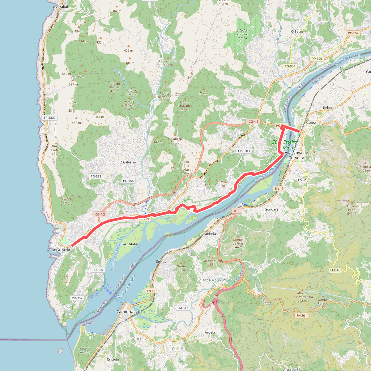 Camiño Portugués da Costa